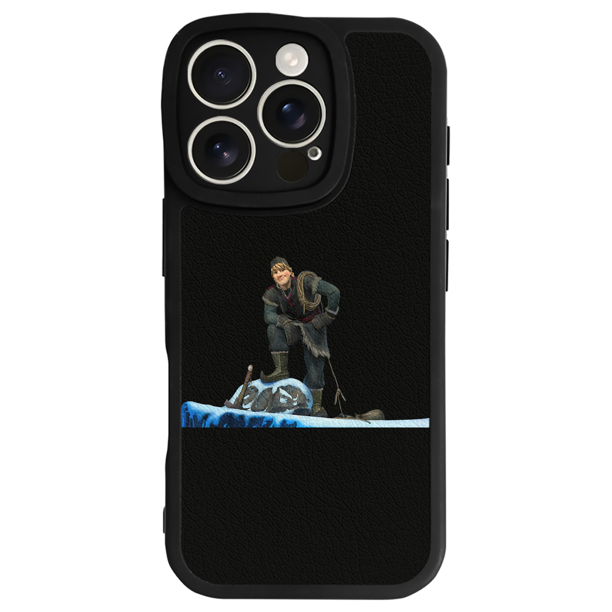 （画像用） アナと雪の女王 アンナ エルサ Frozen Anna Elsa 【iPhone 16シリーズ対応】シリコンスマホケース（レザー調） 材質：シリコン